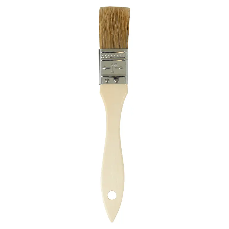1-Inch Flat Paint Brush – Durable Bristle Brush For Detailing And Trim Work 1
