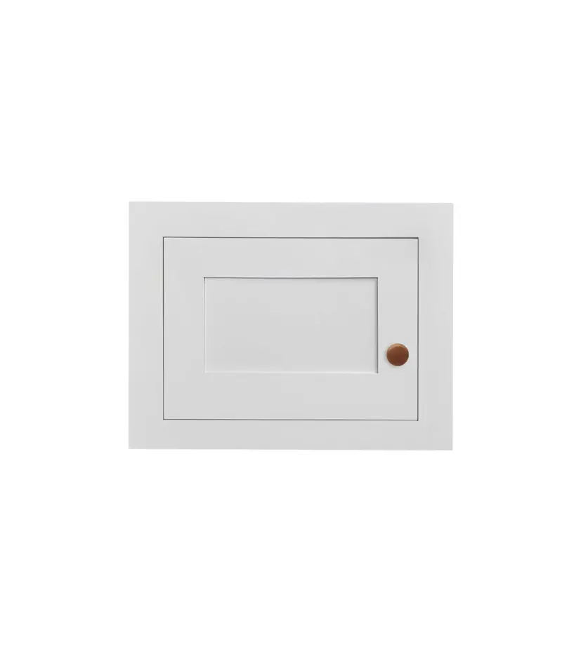 12" Wide Stacking Wall Cabinet – Single-Door, 9"–24" Tall, Inset Shaker 1