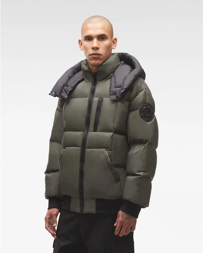 125Th Street Vintage-Inspired Bomber – Park Green 1