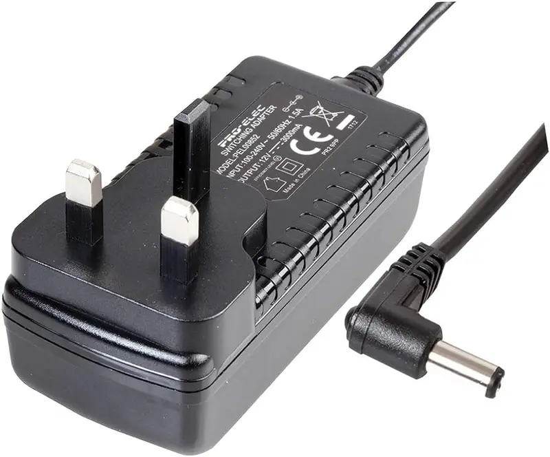 12V 3A Dc Power Adapter With 2.1Mm Barrel Plug 1