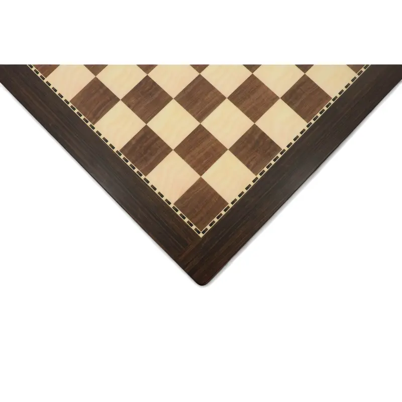 16-Inch Walnut And Maple Tournament Chess Board – Matte-Finish Competition Surface 1