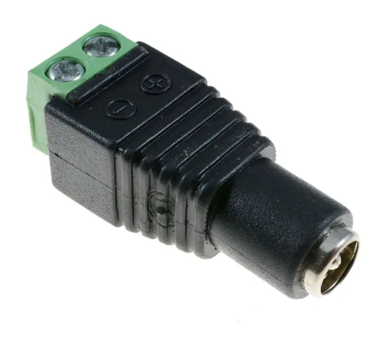 2.1×5.5 Mm Dc Socket To Screw Terminal Connector Kit 1