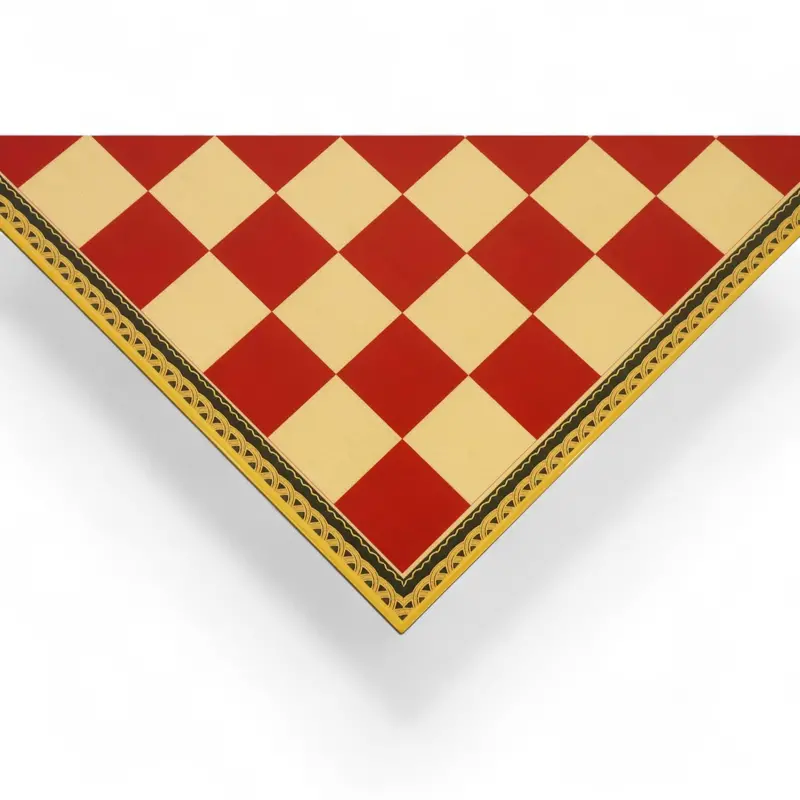 20-Inch Leuchars Printed Wooden Chessboard – 57Mm Squares – Polished Gloss Surface 1