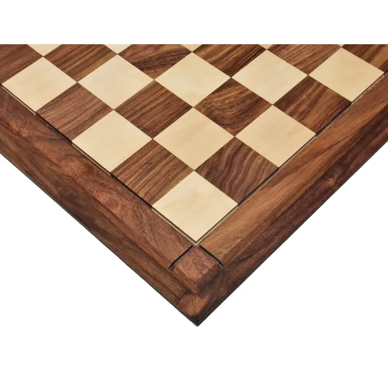21-Inch Drueke-Style Chess Board – Golden Rosewood & Maple, 55Mm Squares (Usa Shipping Only) 1