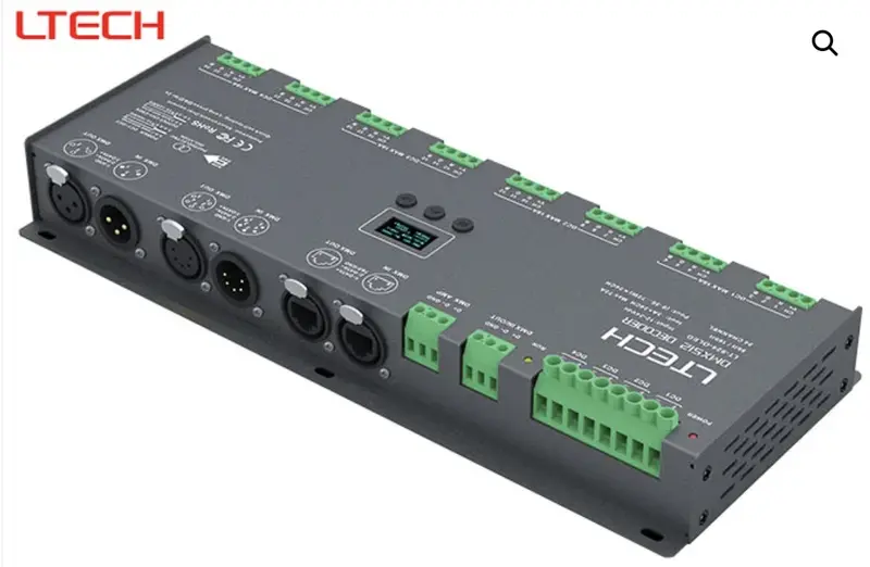 24-Channel Dmx To Pwm Decoder Module 1