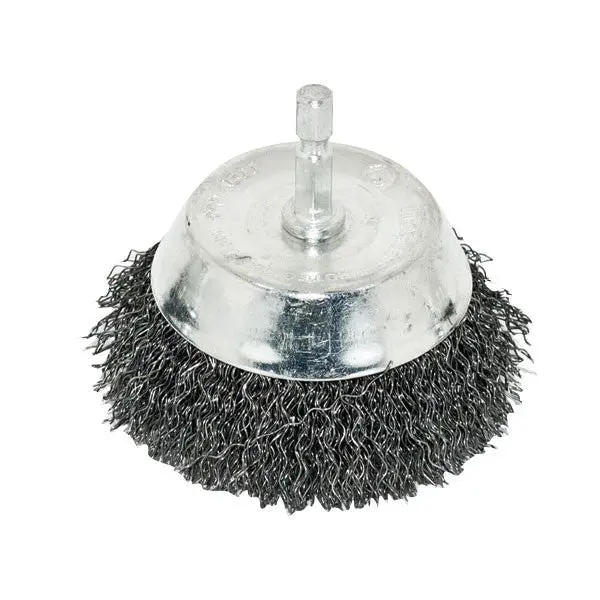 3-Inch Wire Cup Brush – 1/4" Shank, Coarse Wire, Model 1843 1
