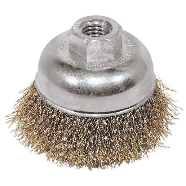 3-Inch Wire Cup Brush – 5/8"-11 Spindle, Model 1833 1