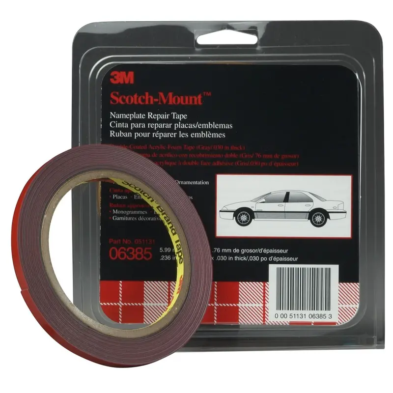 3M Attach Tape 06385 – 1/4-Inch X 5-Yard Narrow Double-Sided Mounting Tape 1