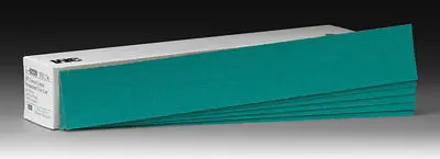3M Green Corps Stikit Production Abrasive Sheet – 2.75 X 16.5 Inches, 80D Grit, 100 Per Box, Model 02230 1