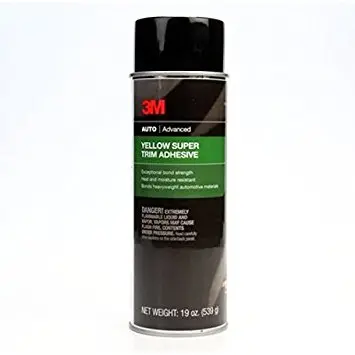 3M Super Trim Adhesive 08090 – Yellow High-Bonding Adhesive For Interior And Exterior Trim (Tube) 1