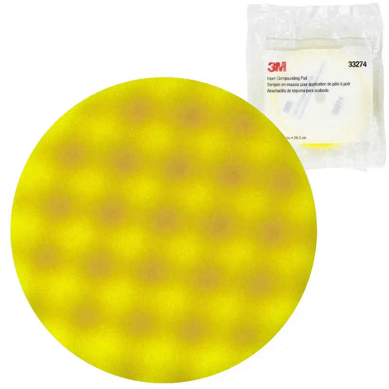 3M Yellow Foam Finishing Pad, Model 33274 1