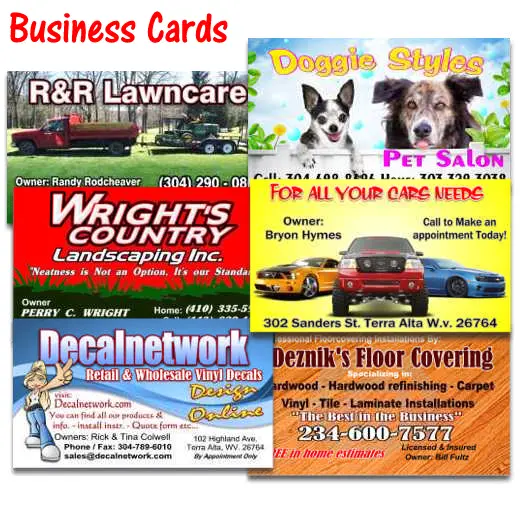 5,000-Pack Glossy Double-Sided Business Cards (2" X 3.5") – Full-Color Print 1