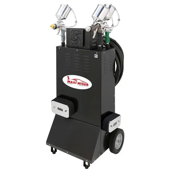 Apollo Maxi-Miser 3000 Hvlp Turbine System With Triple Spray Guns And 37-Foot Hose 1