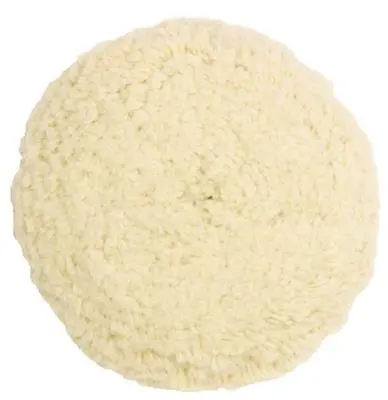 Arnold 6-Inch 4-Ply Wool Buffing Pad – Velcro Mount 1