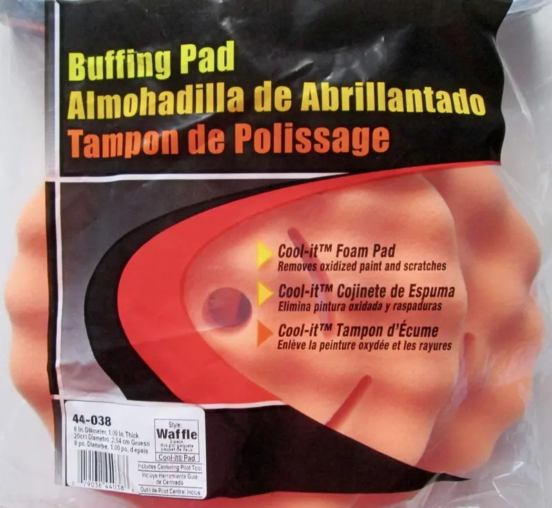 Arnold 8-Inch Orange Cool-It Waffle Pad Set – Dual-Pack For Heavy Compounding 1