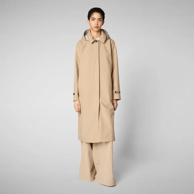 Asia Water-Resistant Trench Coat – Stardust Beige 1