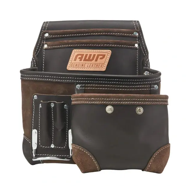 Awp Trapjaw Oil-Tanned Leather Tool Pouch – 1-Liter Capacity, Heavy-Duty Carry (Model 1L-995-2) 1