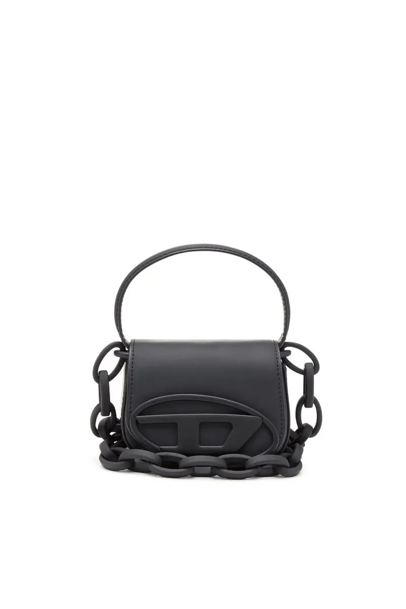 Black Matte Leather Iconic Mini Bag 1