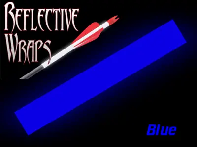Blue Reflective Arrow Wrap – 1" X 5" Professional Directional Marker 1