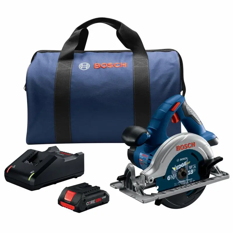 Bosch Ccs180-B15 18V 6-1/2" Circular Saw Kit – Includes Core18V 4.0 Ah Compact Battery 1