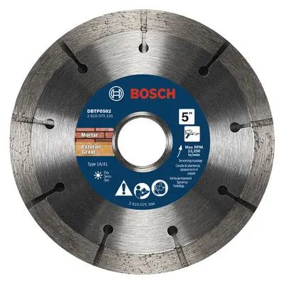 Bosch Dbtp0502 5-Inch Premium Sandwich-Style Tuckpointing Blade 1