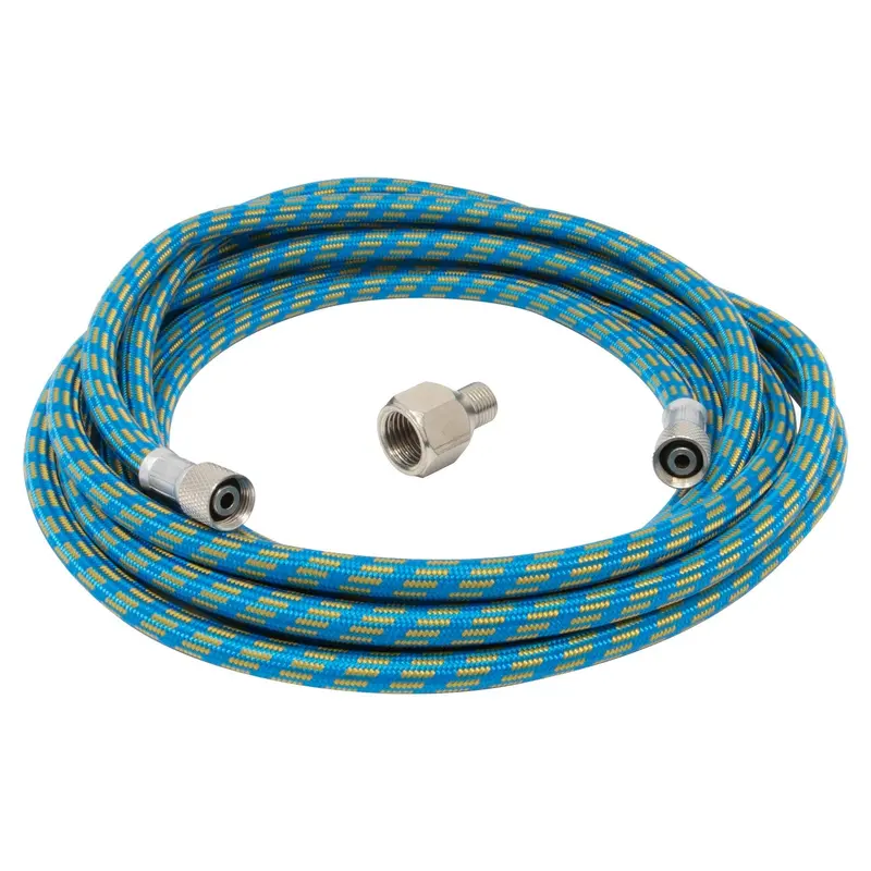 Braided Reinforced Air Hose – 1/8" Id × 10 Feet 1
