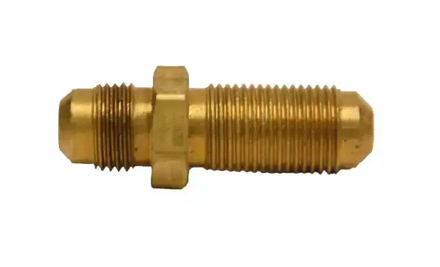 Bulk 3/8" Male Flare To 3/8" Male Flare Fitting – Brass Hex Head 1