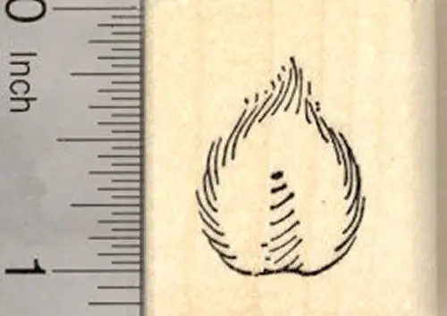 Bunny Tail Rubber Stamp – Minimalist Springtime Motif 1