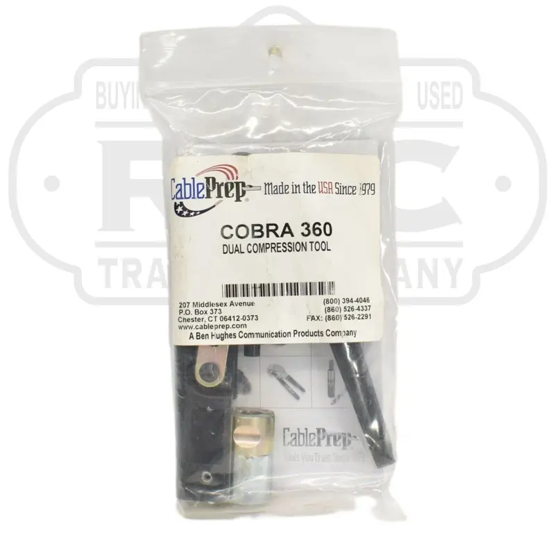 Cableprep Cobra 360 Dual Compression Tool For Electrical Connectors 1