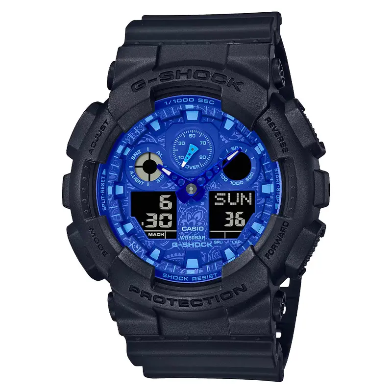Casio Ga-100Bp-1A Analog-Digital Watch – Ga100 Series 1
