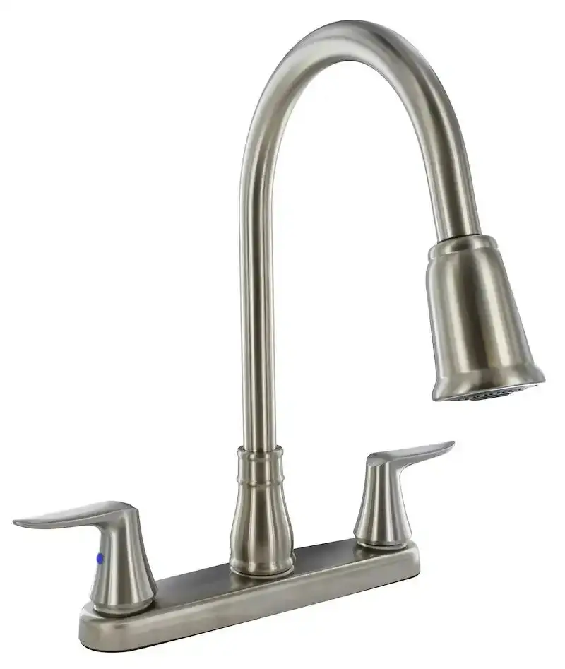 Catalina 8-Foot Pull-Down Kitchen Faucet – Brushed Nickel Finish 1