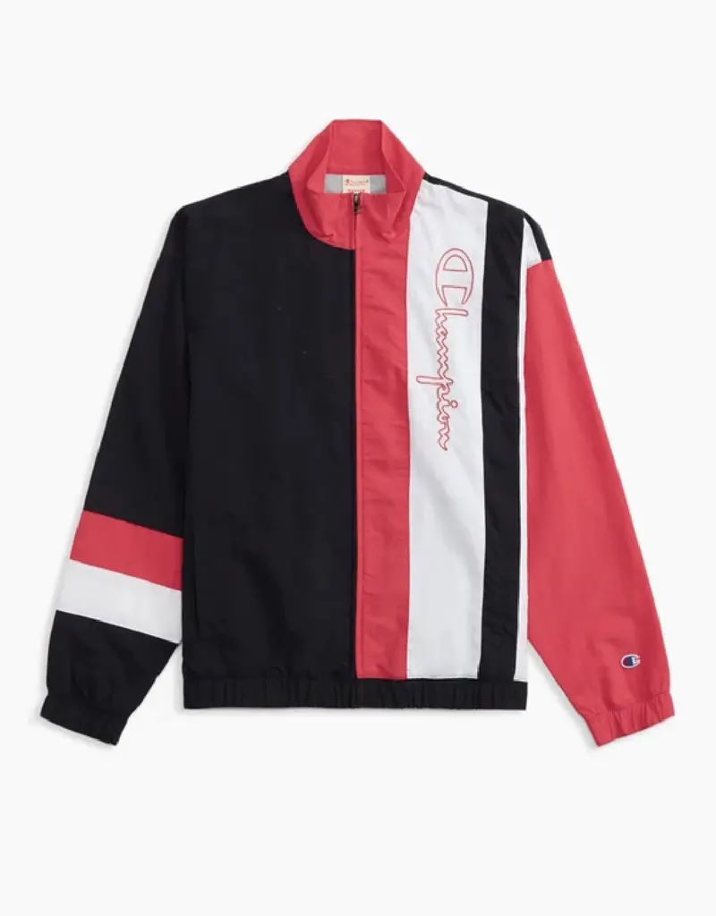 Champion Europe Tri-Color Block Track Jacket – Black 1