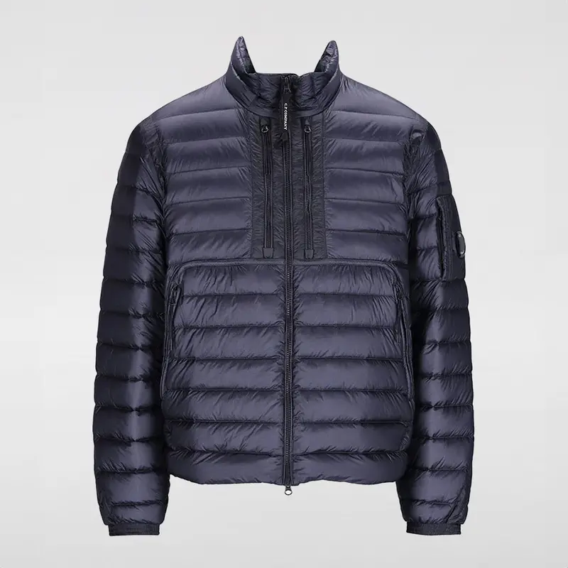 D.D. Shell Zip-Down Jacket With Stand-Up Collar – Total Eclipse 1