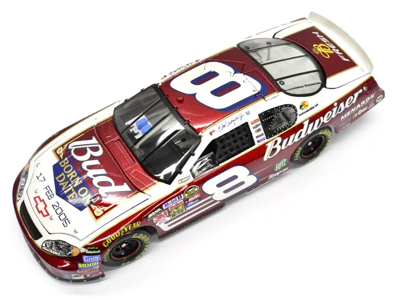 Dale Earnhardt Jr. #8 Budweiser 1:24 Monte Carlo Diecast – 'Born On Date' Collectible (Feb 17, 2005) 1