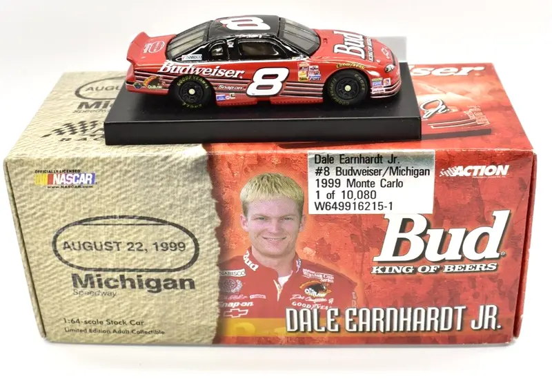 Dale Earnhardt Jr. #8 Budweiser 1:64 Michigan Race Edition Monte Carlo – Action Diecast (1999) 1