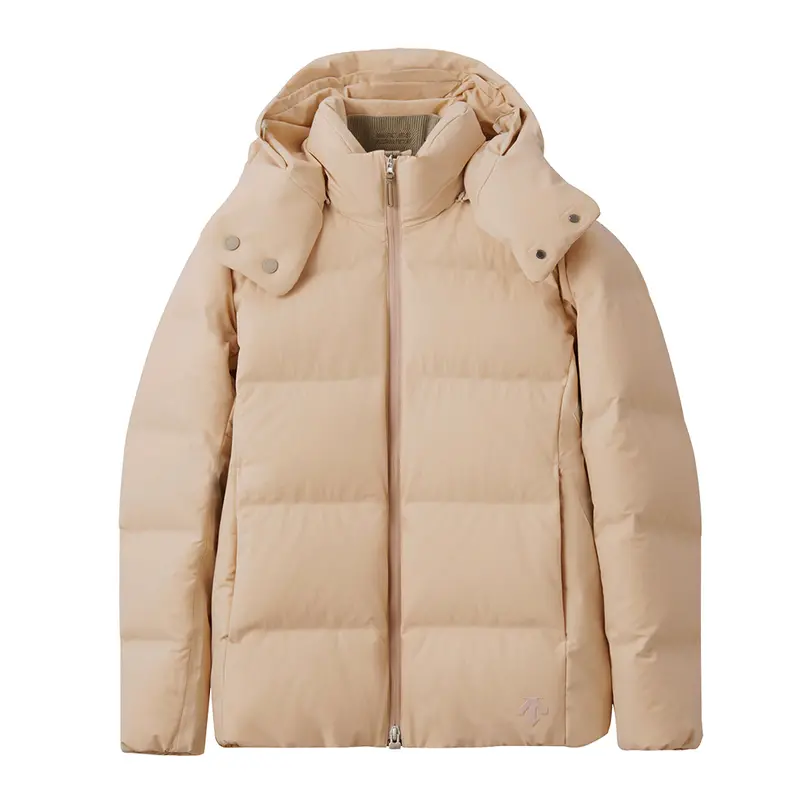 Descente Mizusawa Women'S Anchor-L Lightweight Down Jacket In Irish Cream Beige 1