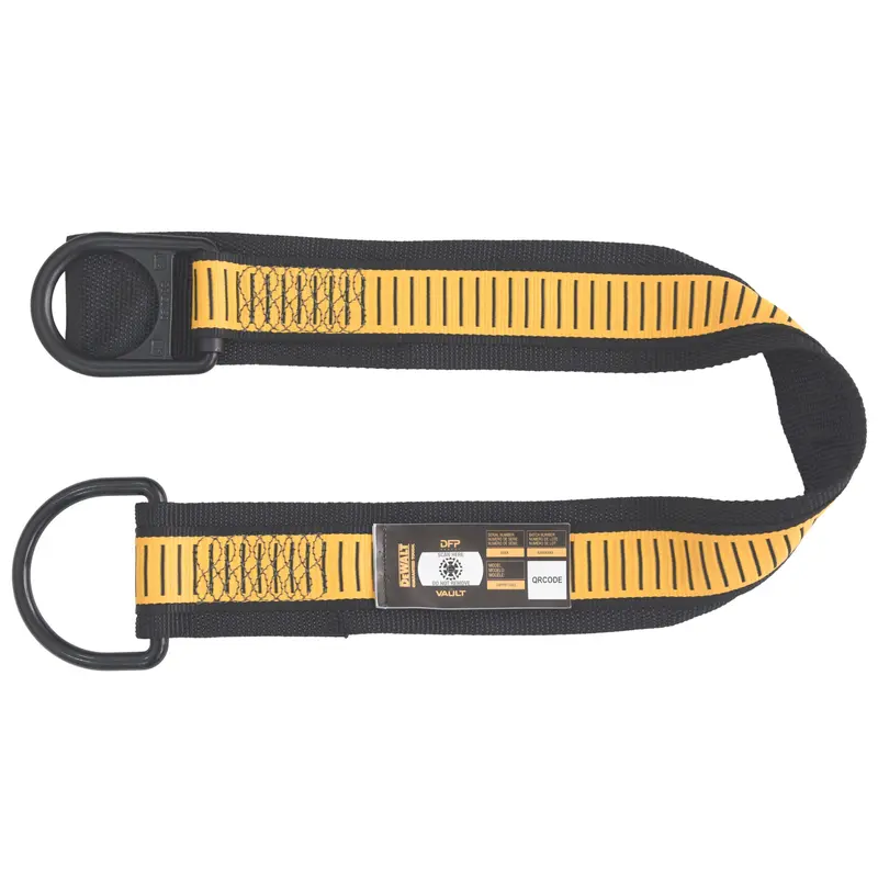 Dewalt Choker Web Anchor Strap – Dual D-Rings With Wear Pad – 3-Foot Length – Dfp Safety Dxfp811003 1