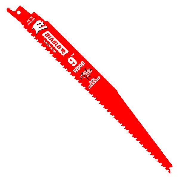 Diablo Ds0912Bw15 9" 4/6Tpi Bi-Metal Reciprocating Saw Blades – 15-Pack For Contractors & Remodelers 1