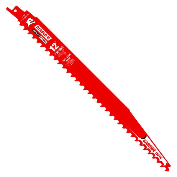 Diablo Ds1203Cp 12" 3Tpi Carbide Reciprocating Saw Blade For Smooth Wood Cuts 1