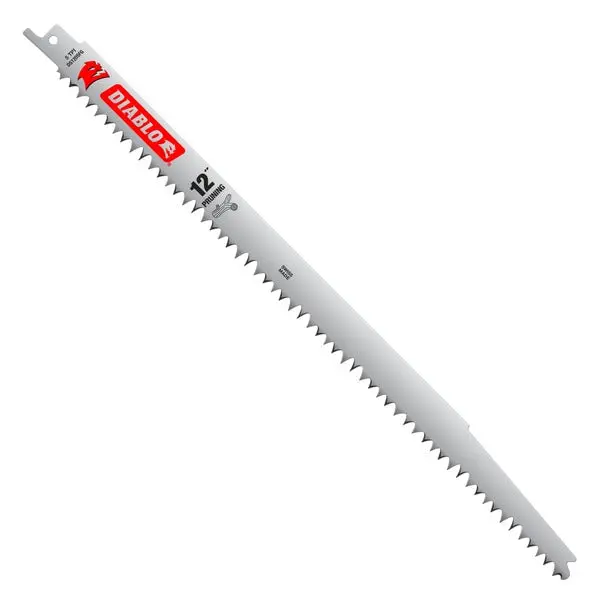 Diablo Ds1205Fg5 12-Inch Fleam-Ground Reciprocating Saw Blade (5-Pack) – For Pruning Applications 1