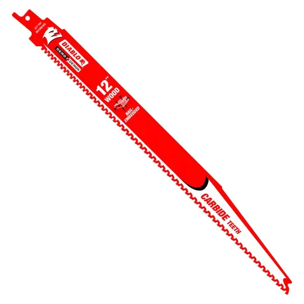 Diablo Ds1206Cws3 12-Inch Demo Demon Carbide Reciprocating Blade (3-Pack) – For Nail-Embedded Wood 1