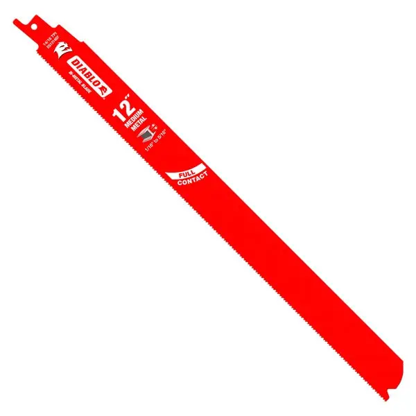 Diablo Ds1214Bf5 12-Inch Bi-Metal Reciprocating Blade (5-Pack) – Optimized For Medium Metal (3/32"–5/16") 1