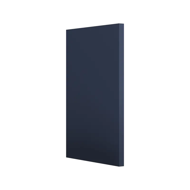 Dishwasher Panel Cabinet With Side Trim & Face Frame – Blue 1-1/4" Overlay Design 1