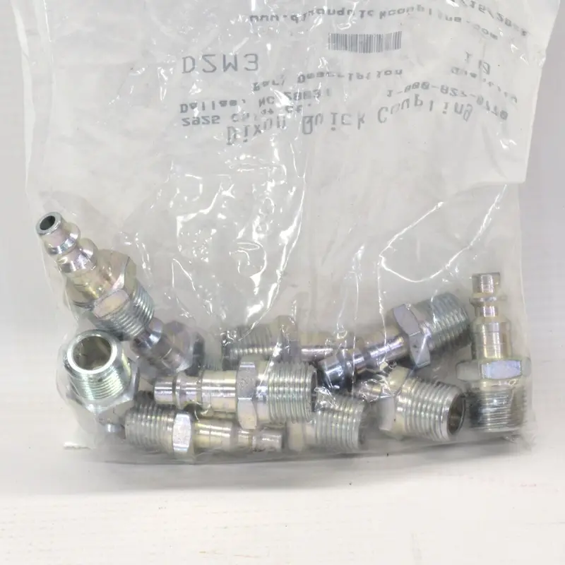 Dixon D2M3 Pneumatic Quick-Connect Nipple Fitting – 1/4" To 3/8", Pack Of 10 1