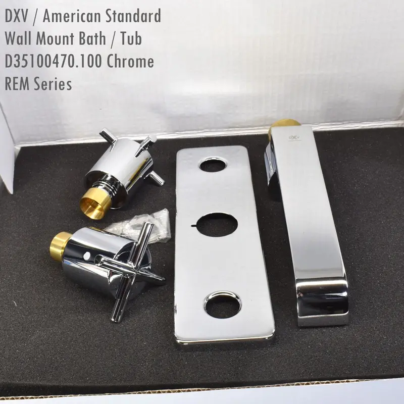Dxv Rem Wall-Mounted Tub And Bath Faucet By American Standard – Chrome Finish (D35100470.100) 1
