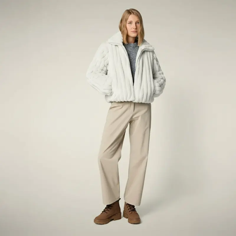 Elina Women’S Fleece Jacket In Glacier Blue 1
