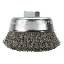 Enkay 3-Inch Crimped-Wire Cup Brush – 5/8-Inch Thread, Model 1823C 1
