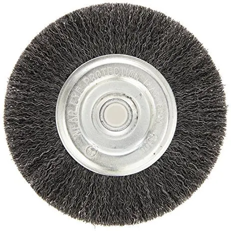 Enkay 6-Inch Wire Wheel – 1/2-Inch Arbor Hole, Model 1804-C 1