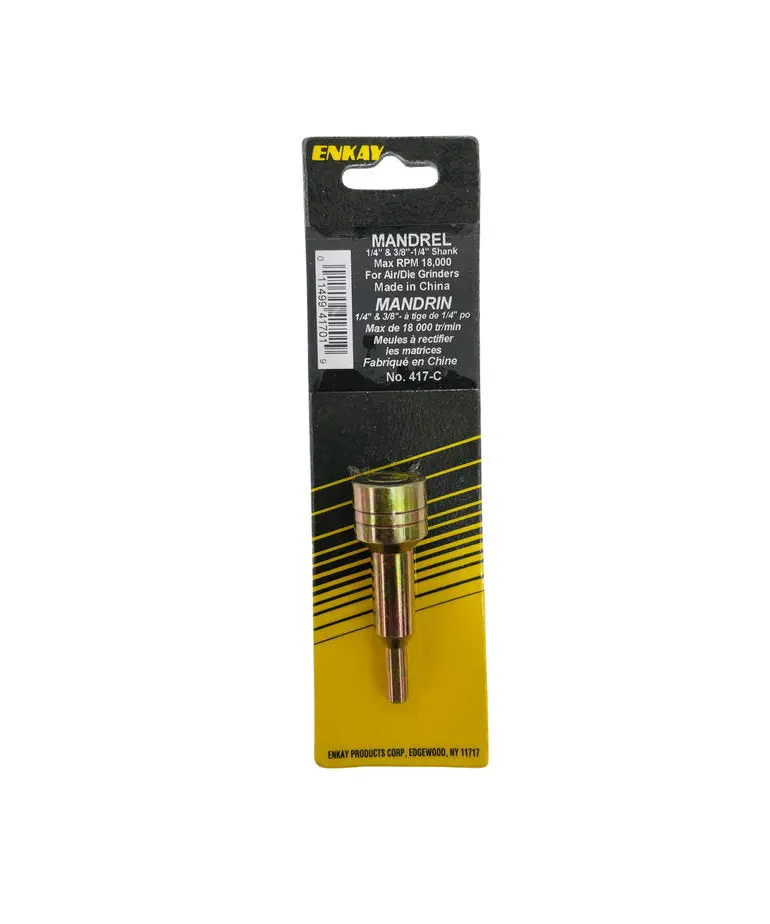 Enkay High-Speed Rotary Mandrel Tool – Precision Fit For Angle Grinders (Model 417-C) 1