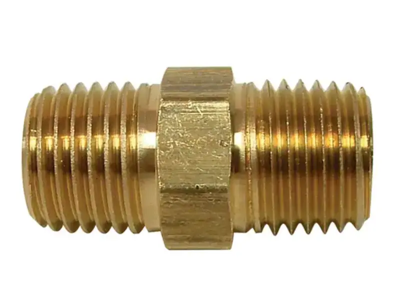 Everbilt 1/2-Inch X Close Mip Brass Hex Nipple – Plumbing Connection Fitting (Lfa-833) 1